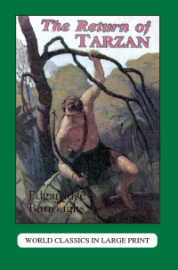 The Return of Tarzan E. R. Burroughs Large Print Book Company LLC edition