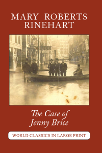 The Case of Jenny Brice Mary Roberts Rinehart Large Print Book Co. LLC edition