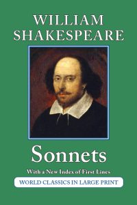 Sonnets of William Shakespeare Large Print Book Company LLC