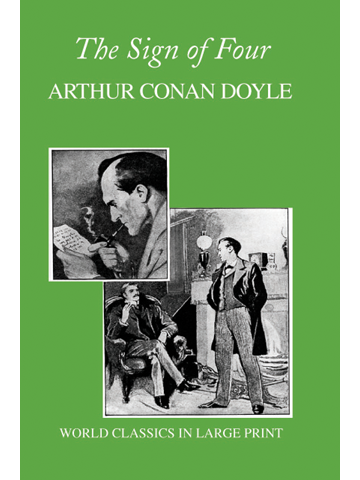 The Sign of Four Arthur Conan Doyle Large Print Book Co., LLC edition